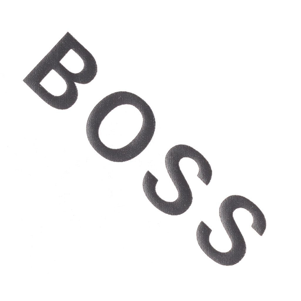 Boss Cotton-Jersey T-Shirt All Over Logo Print - White