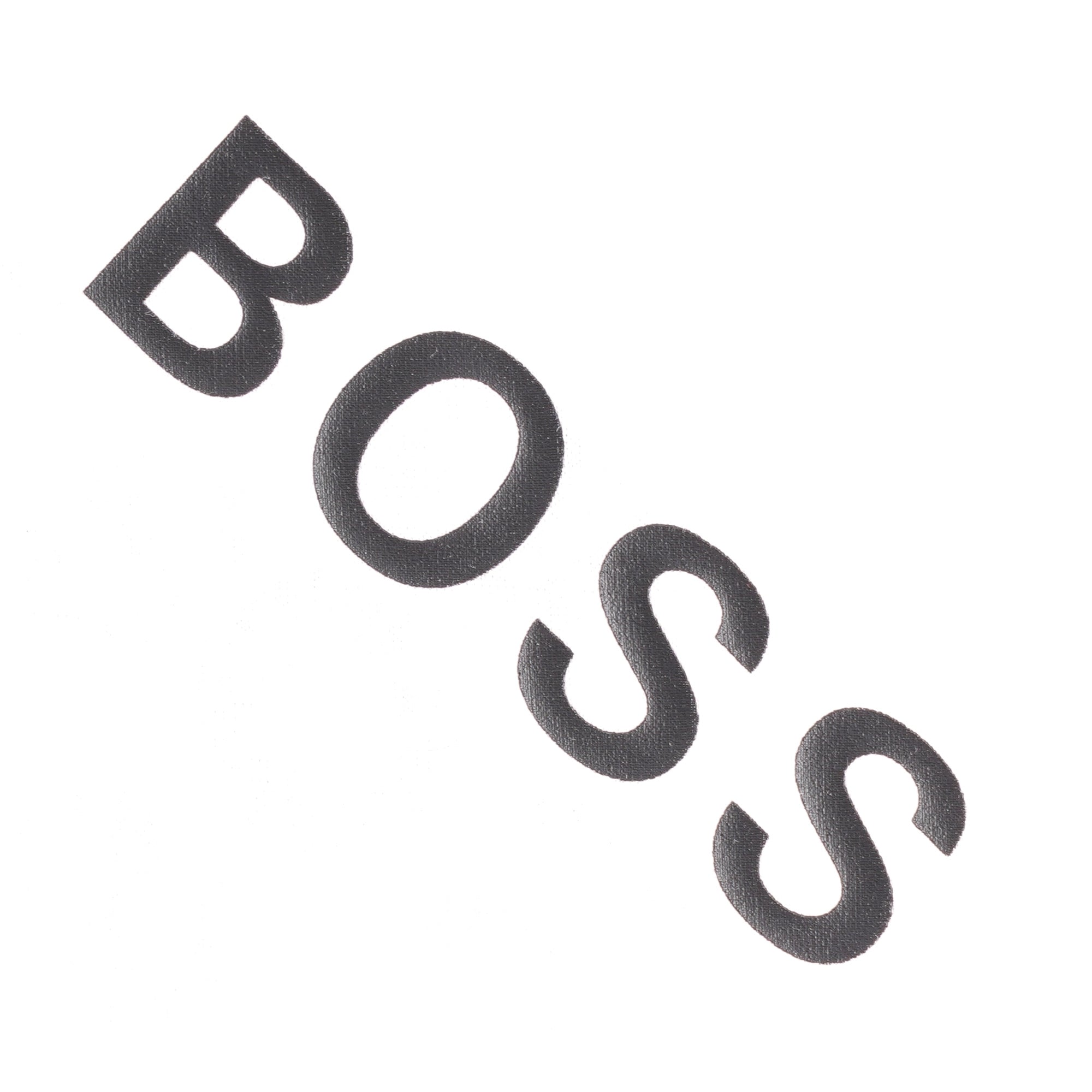 Boss Cotton-Jersey T-Shirt All Over Logo Print - White