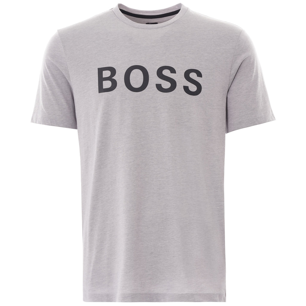 Boss Logo T-Shirt - Open Grey