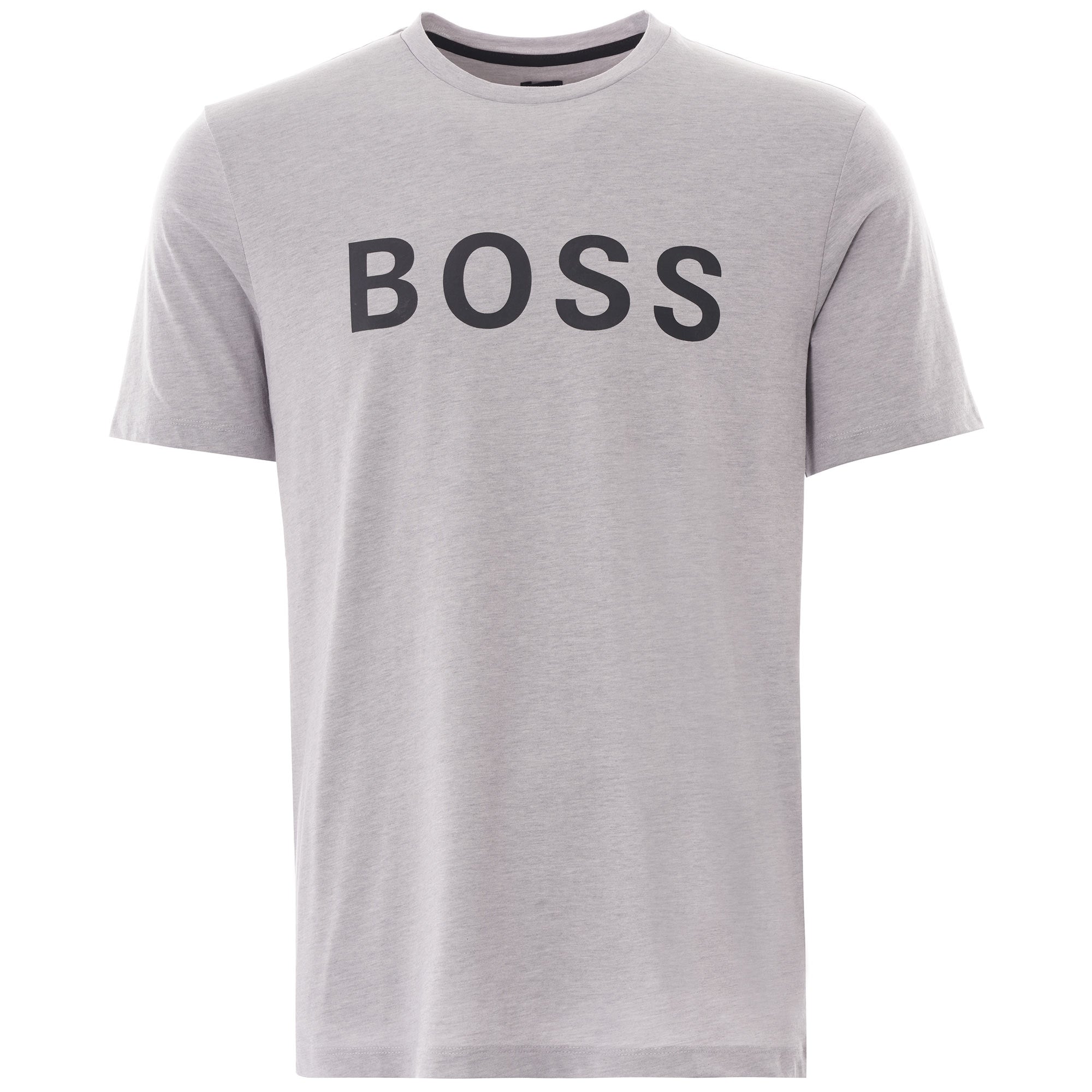 Boss Logo T-Shirt - Open Grey