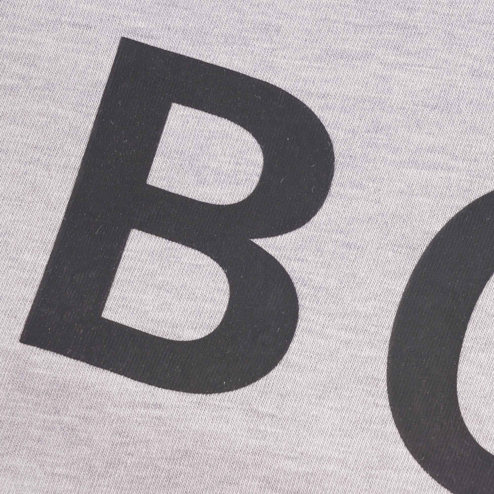 Boss Logo T-Shirt - Open Grey