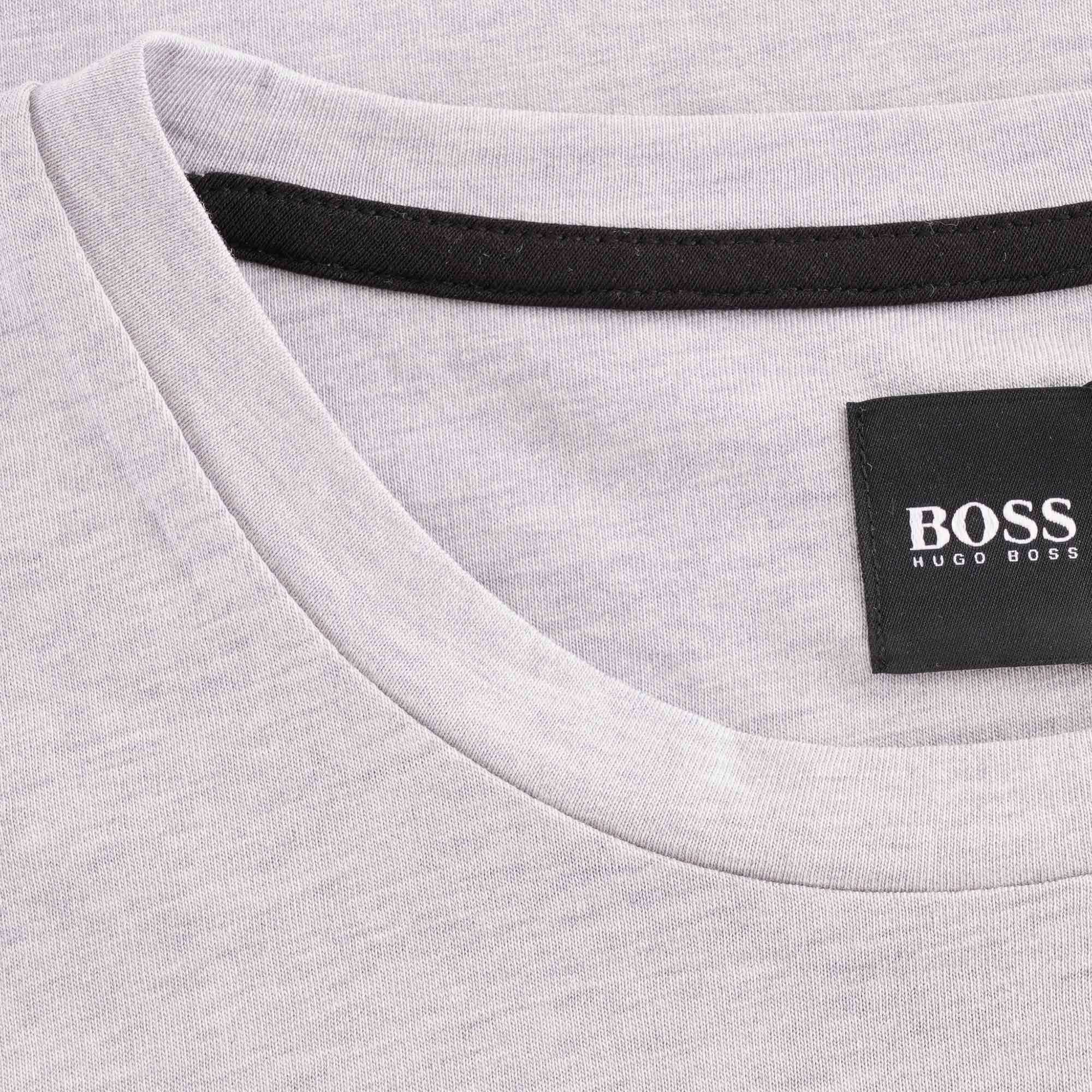 Boss Logo T-Shirt - Open Grey
