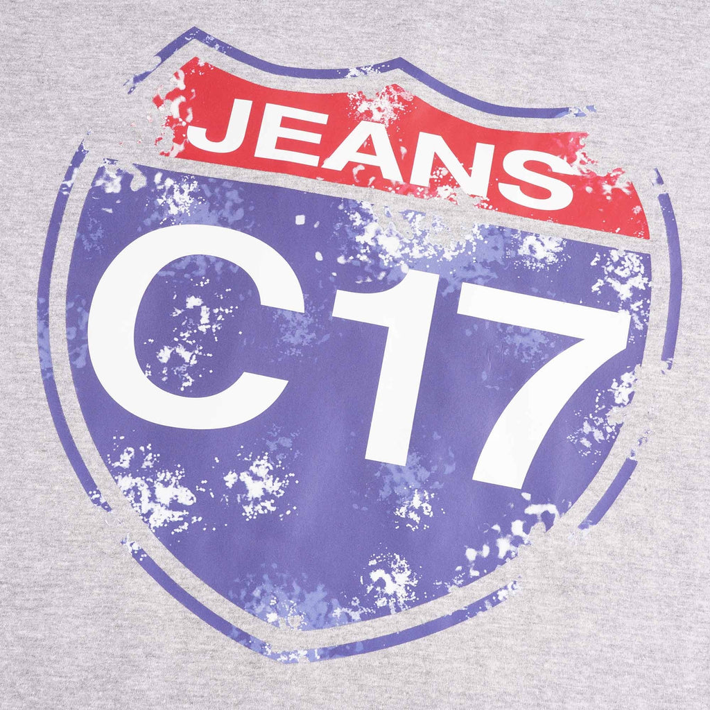 C17 Jeans Logo T-Shirt - Grey