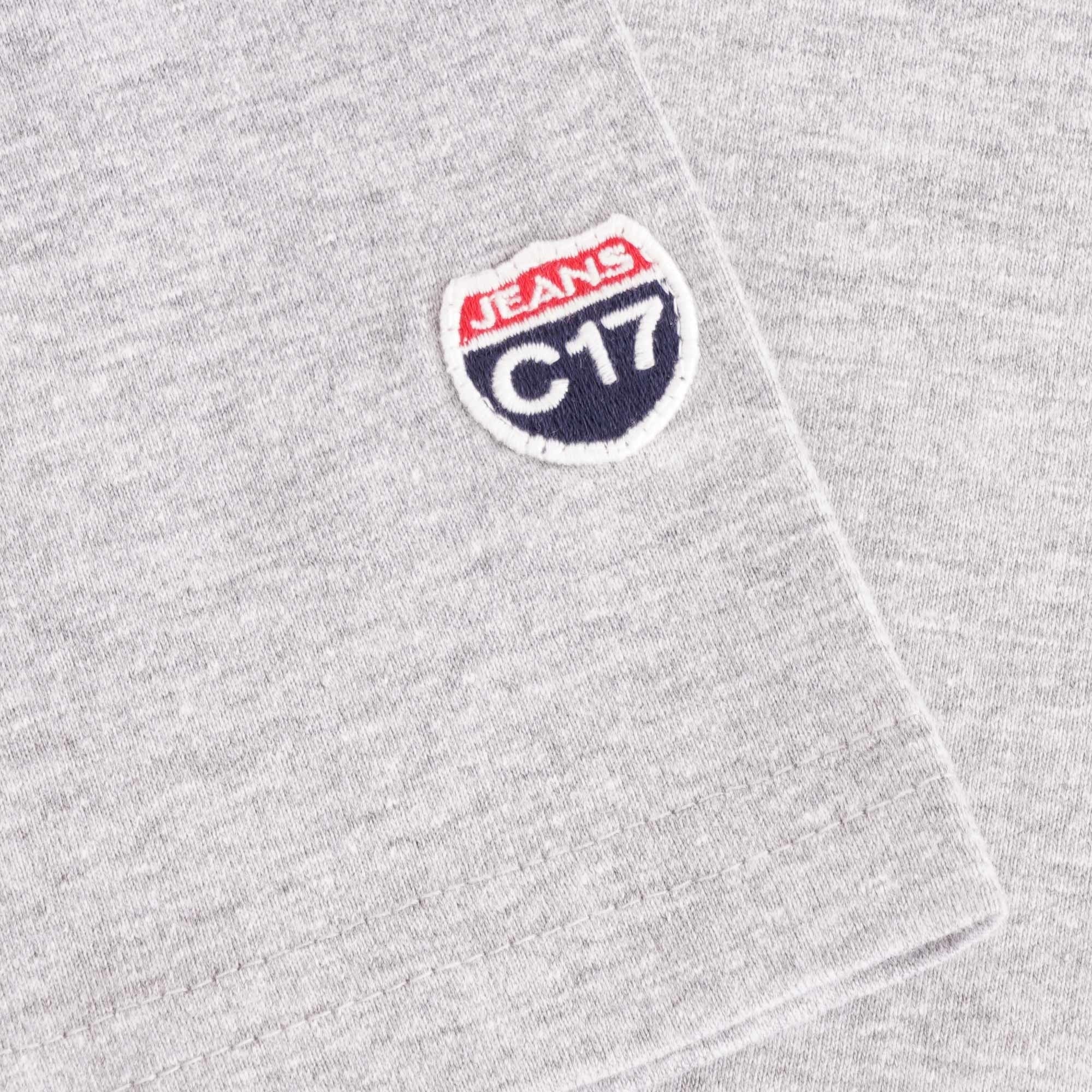 C17 Jeans Logo Pocket Tee - Grey