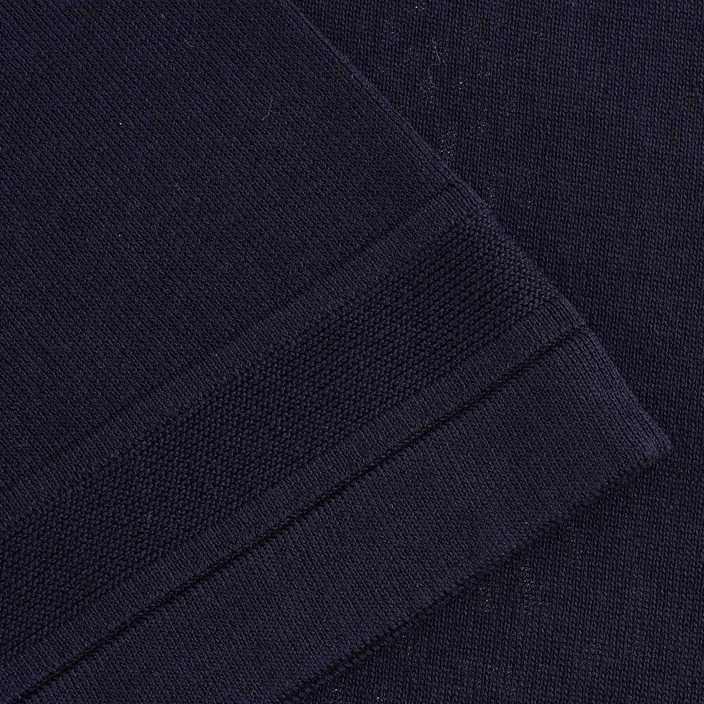 Boss Short Sleeve Knitted Sweater - Dark Blue