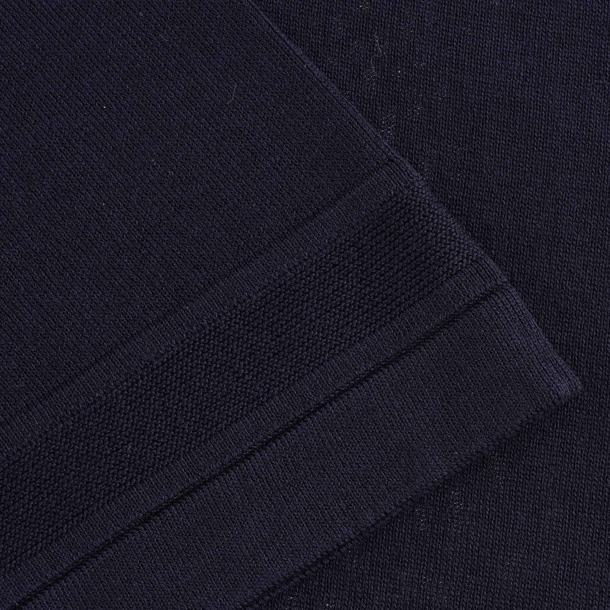 Boss Short Sleeve Knitted Sweater - Dark Blue
