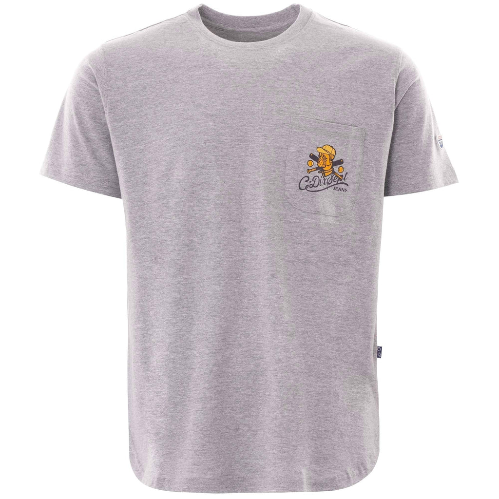 C17 Jeans Logo Pocket Tee - Grey
