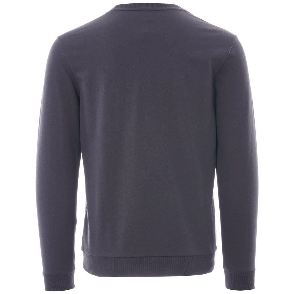 Boss French Terry Cotton Embossed Sweatshirt - Open Blue