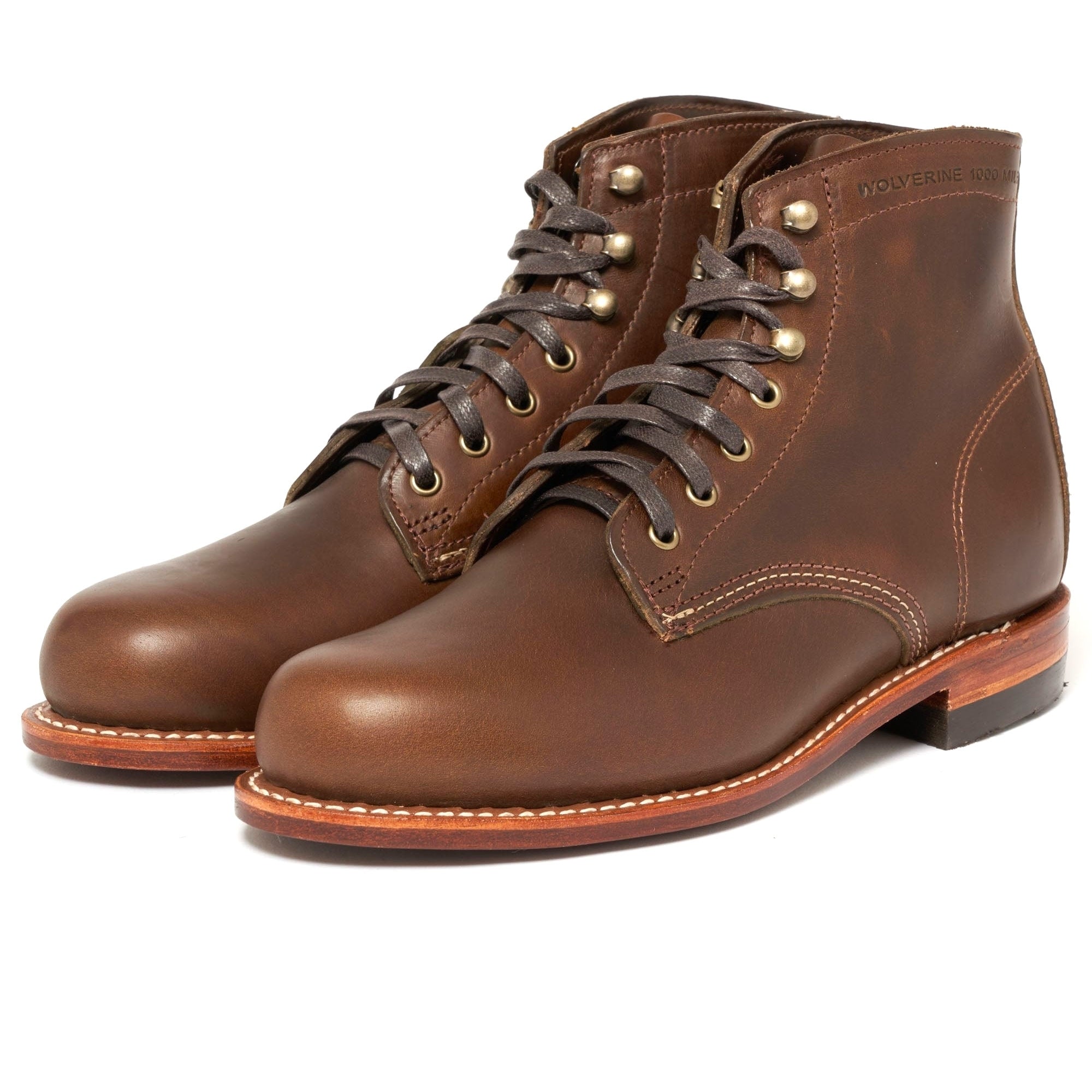 Wolverine Original 1000 Mile Boot - Olive Brown – Stuarts London