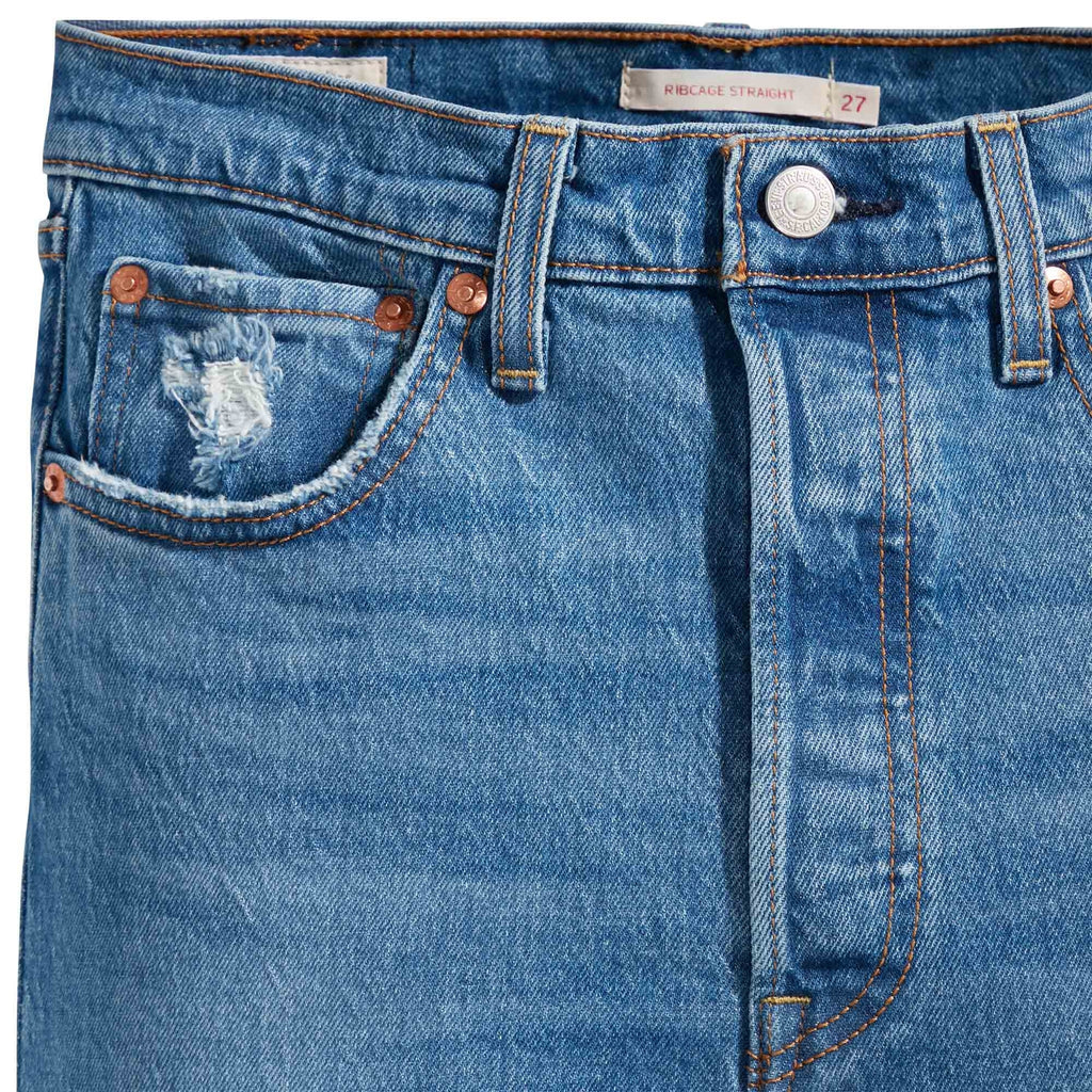 Levi's® Ribcage Straight Ankle Jeans - Denim