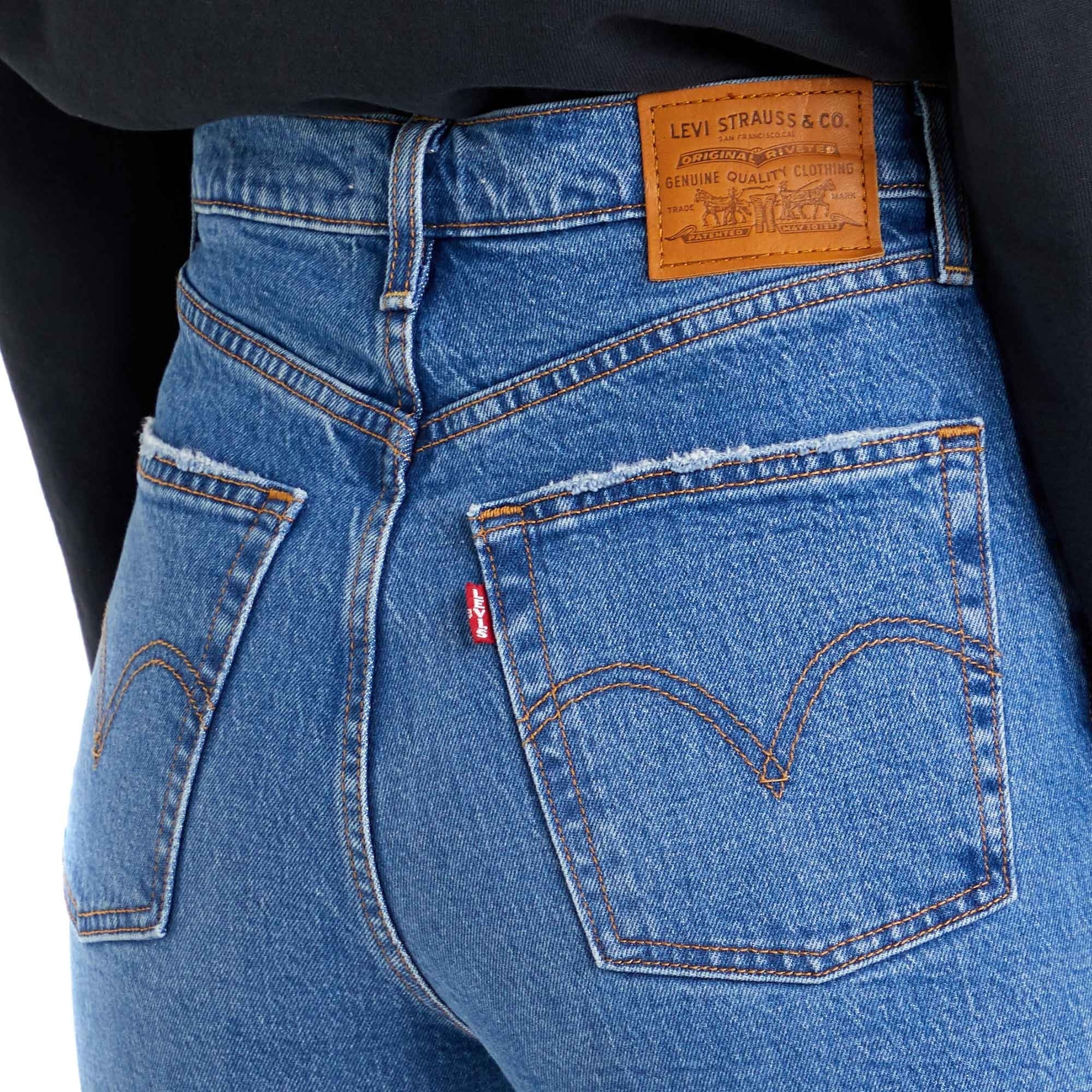 Levi's® Ribcage Straight Ankle Jeans - Denim