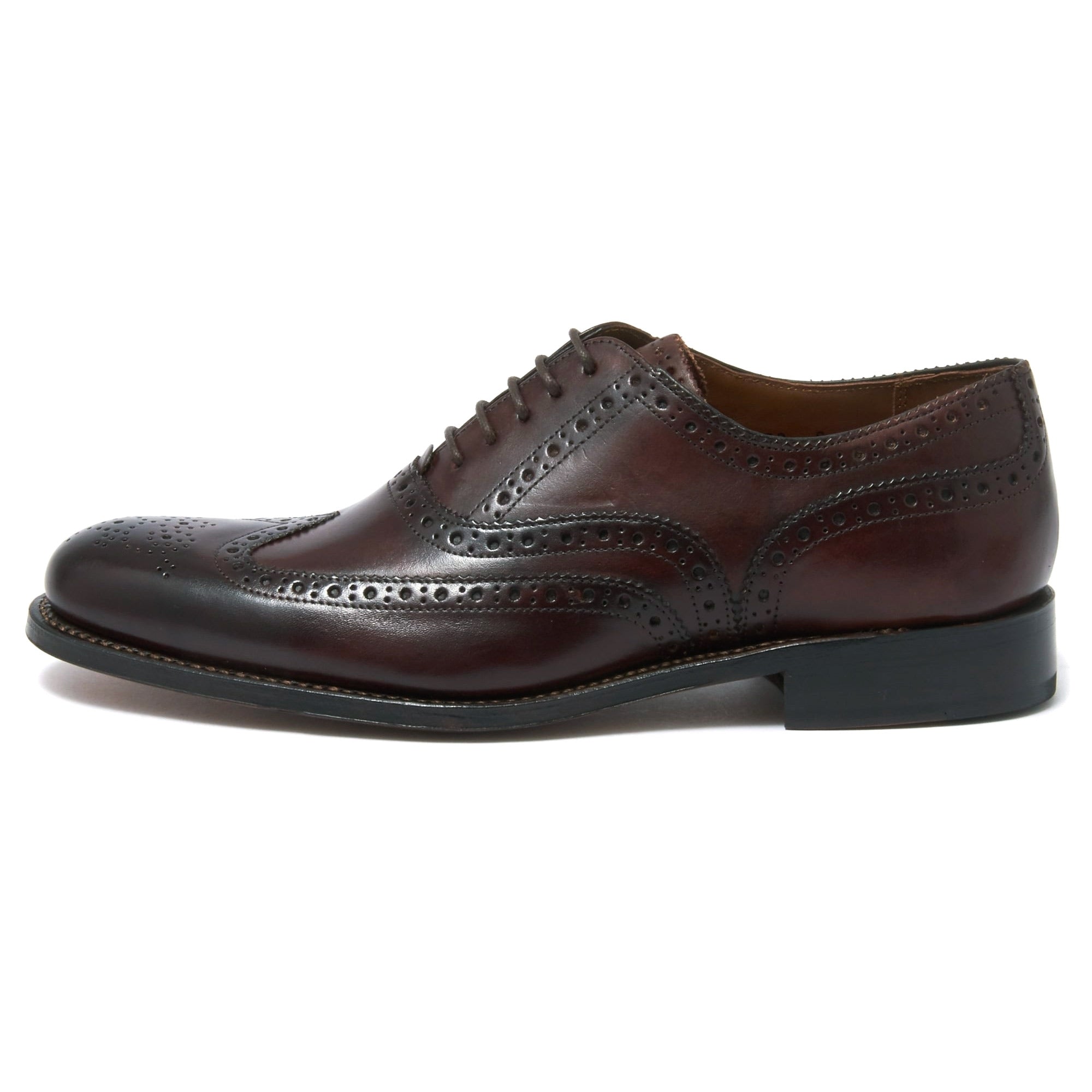 Dylan Brogue Shoes - Dark Brown