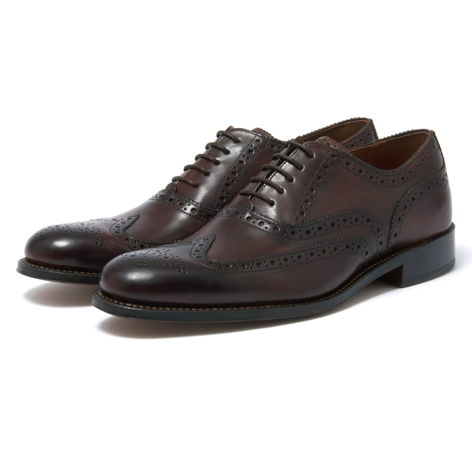 Dylan Brogue Shoes - Dark Brown