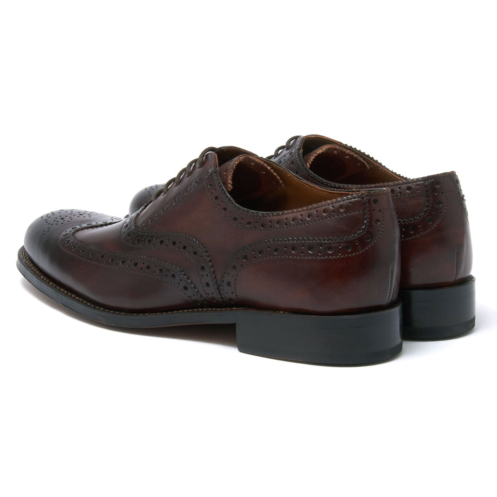 Dylan Brogue Shoes - Dark Brown