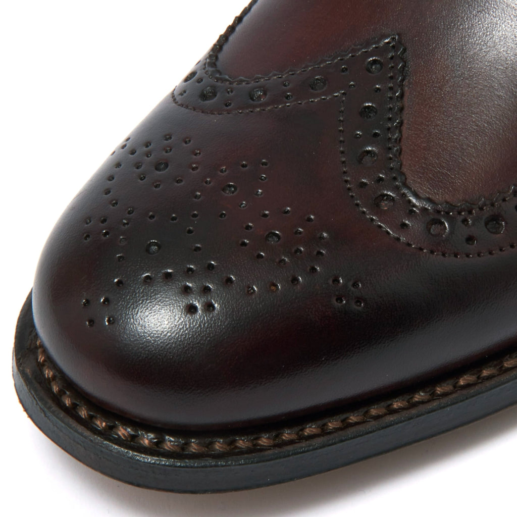 Dylan Brogue Shoes - Dark Brown
