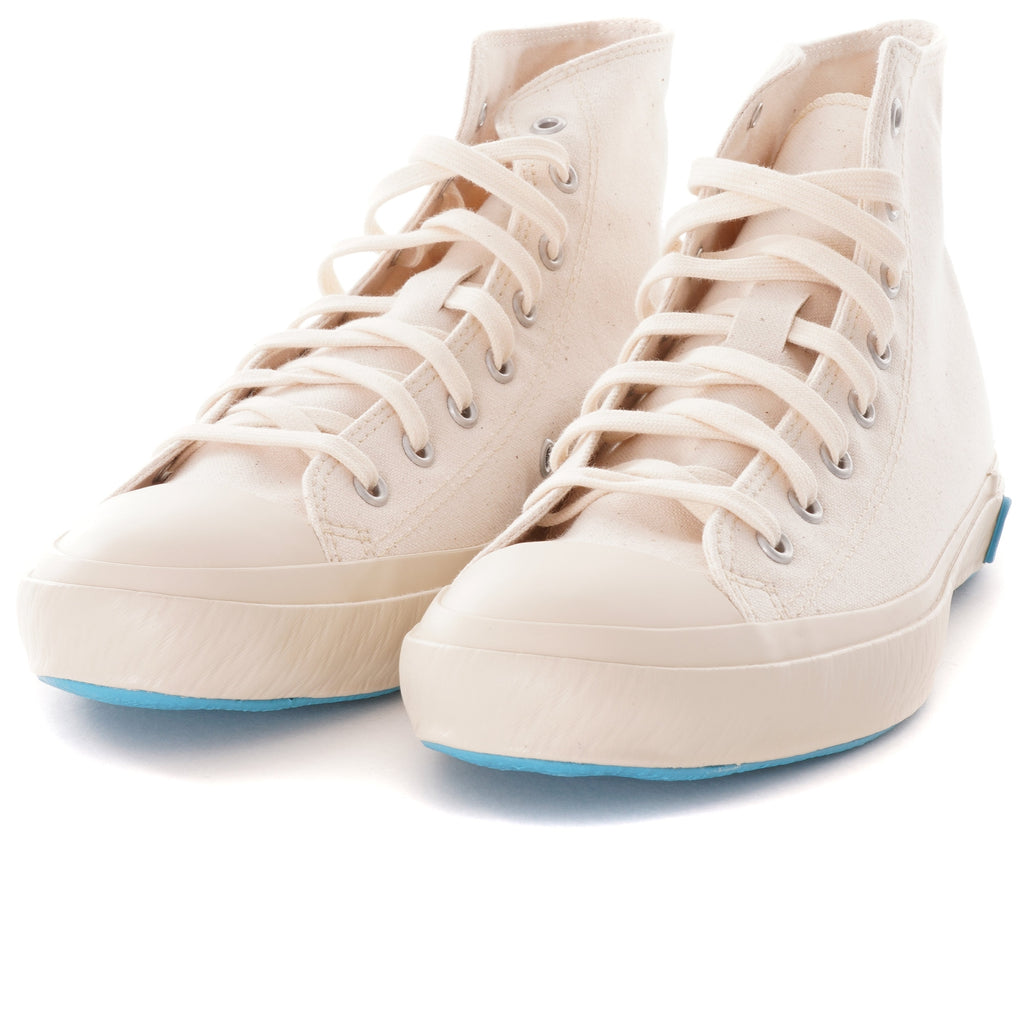 01JP High Canvas Sneakers - White