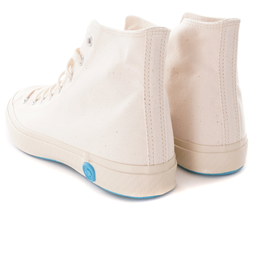 01JP High Canvas Sneakers - White