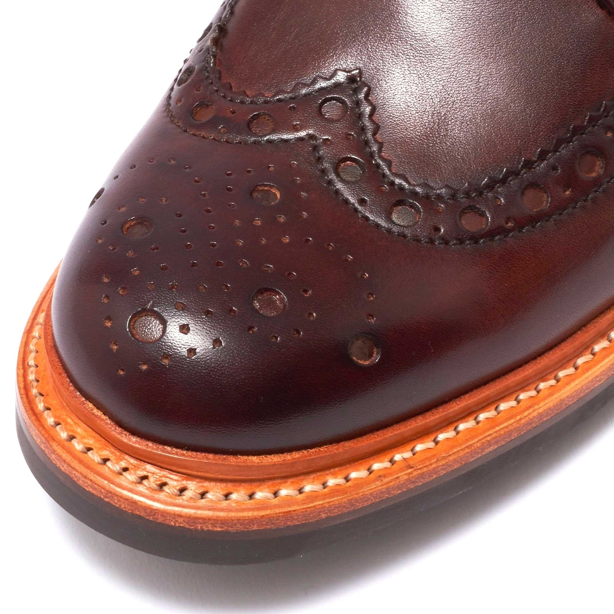 Fred Brogue Boot - Dark Brown