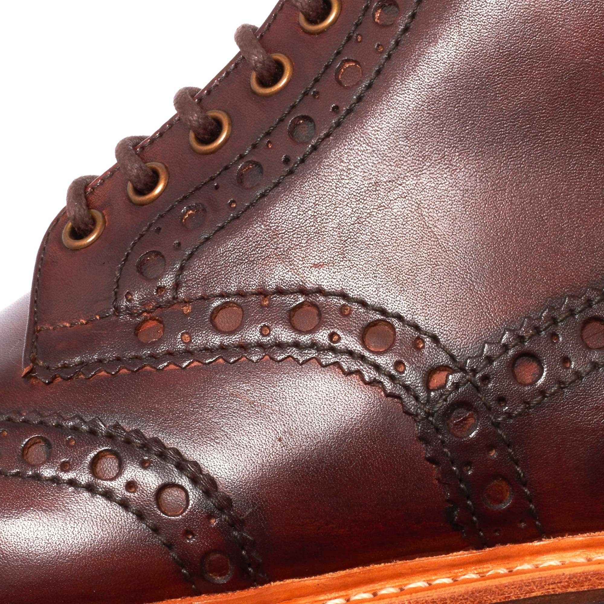 Fred Brogue Boot - Dark Brown