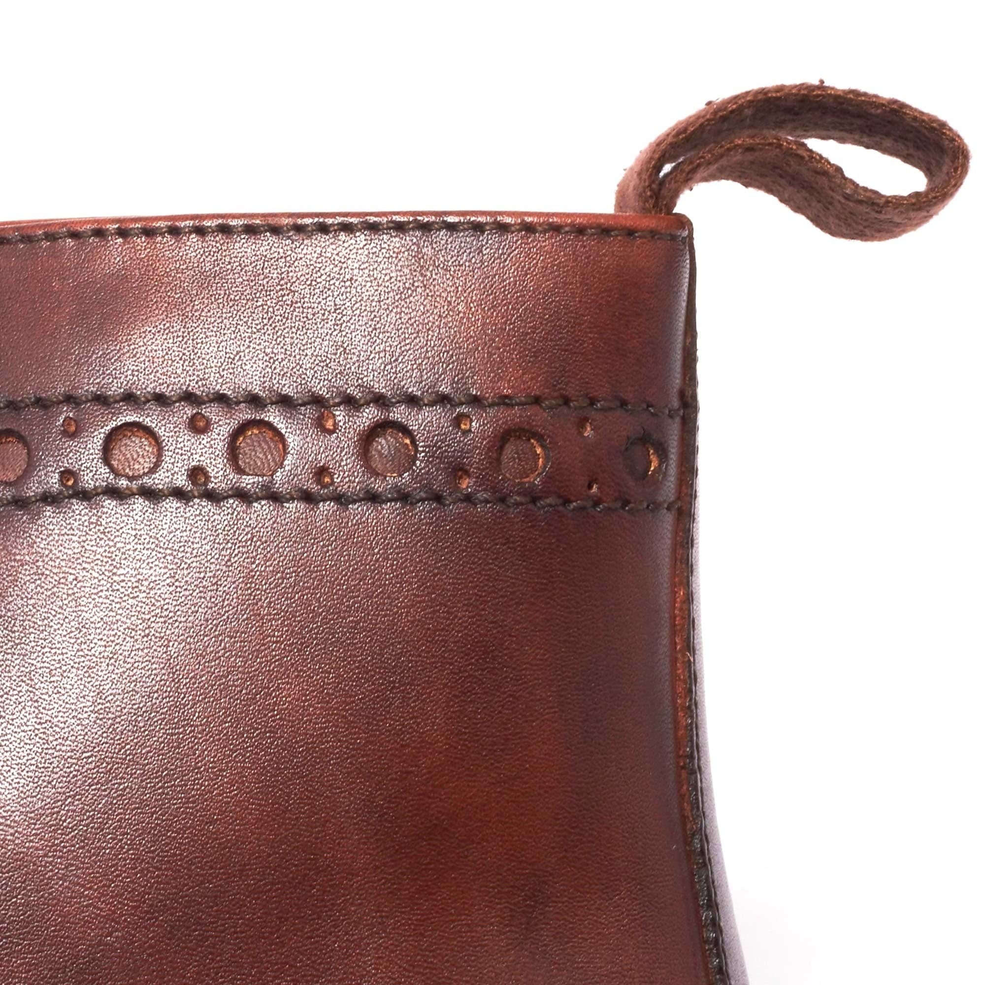 Fred Brogue Boot - Dark Brown
