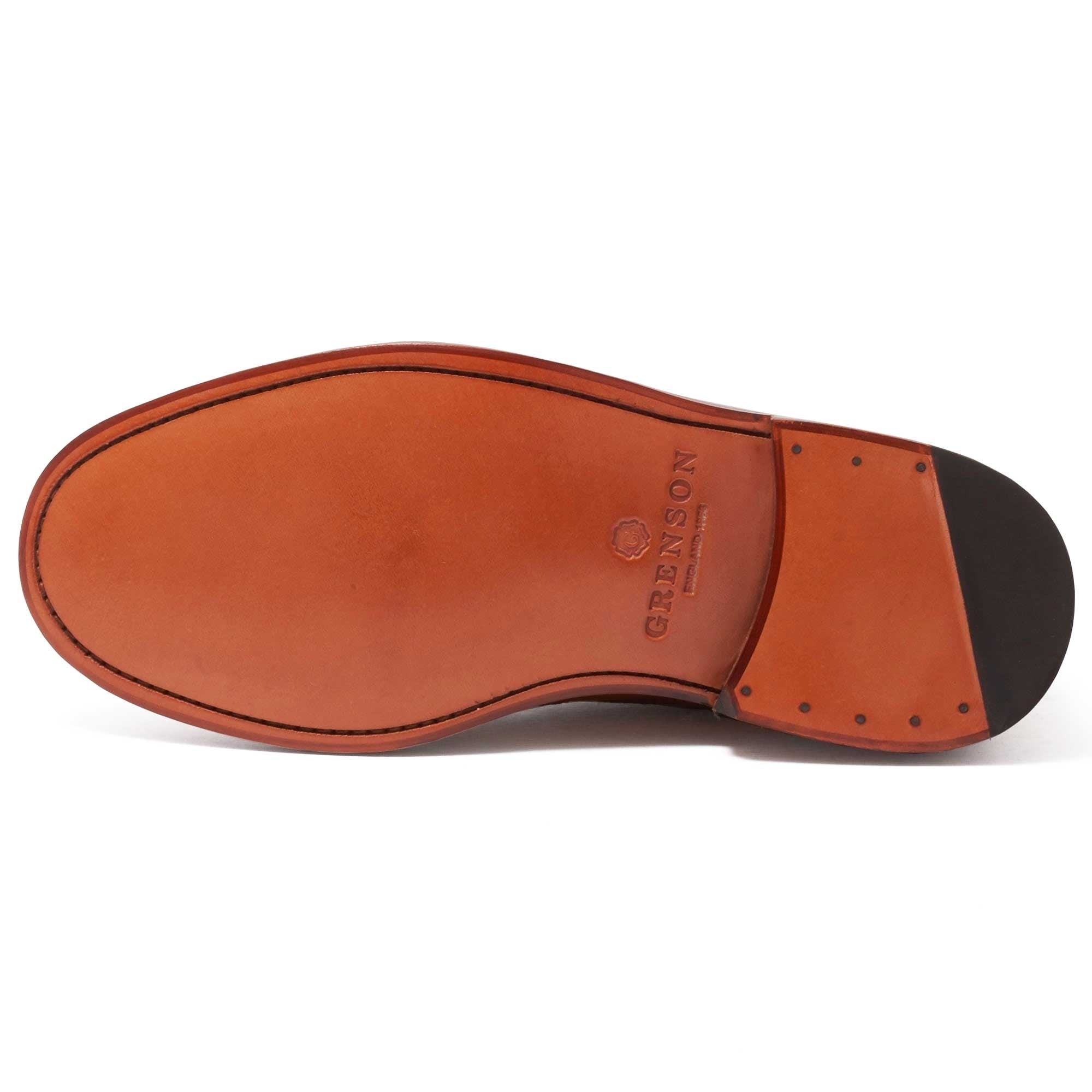 Fred Calf Brogue Boots - Tan