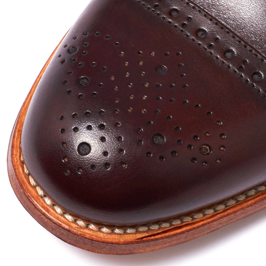 Grenson Matthew Brogue Shoe - Dark Brown