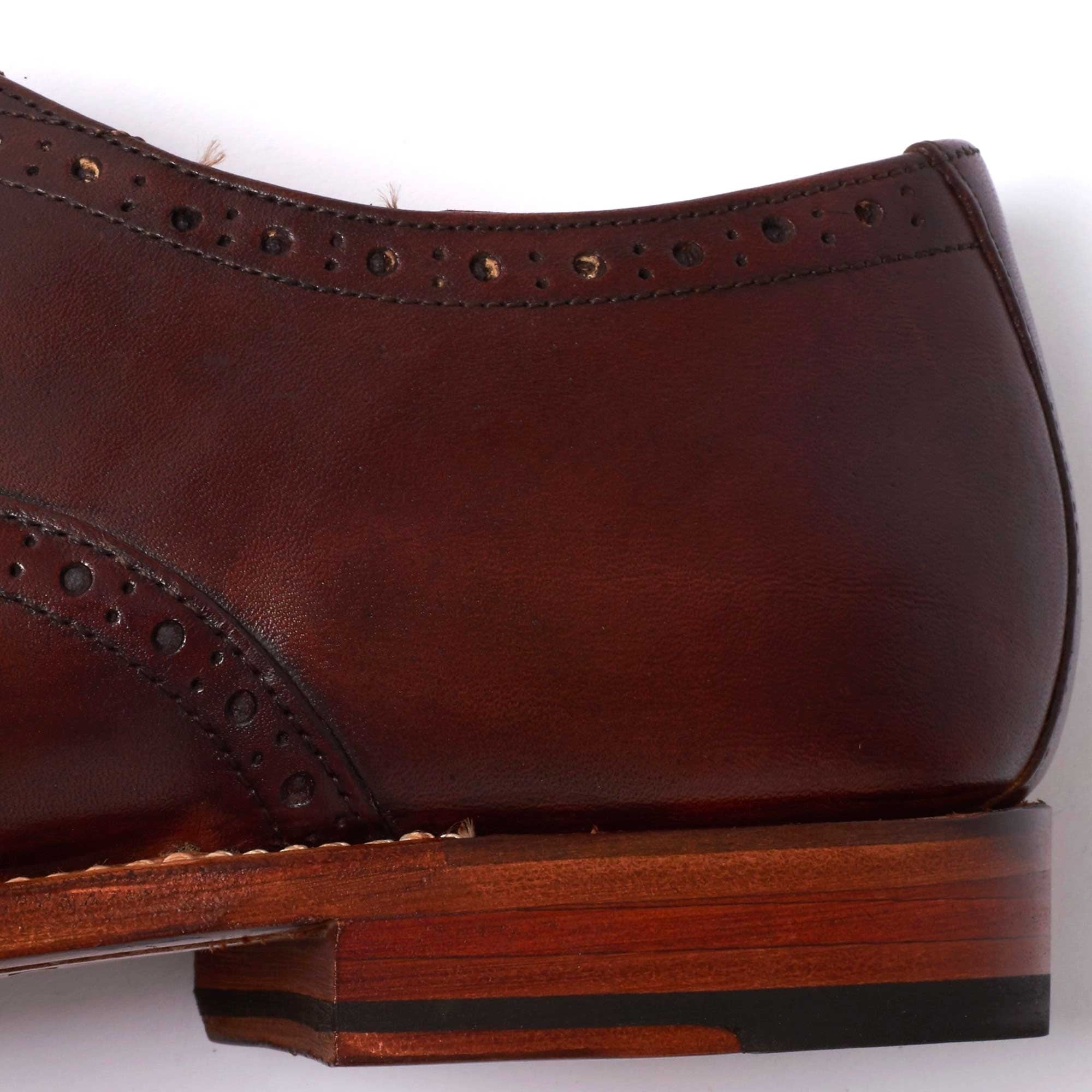 Grenson Matthew Brogue Shoe - Dark Brown