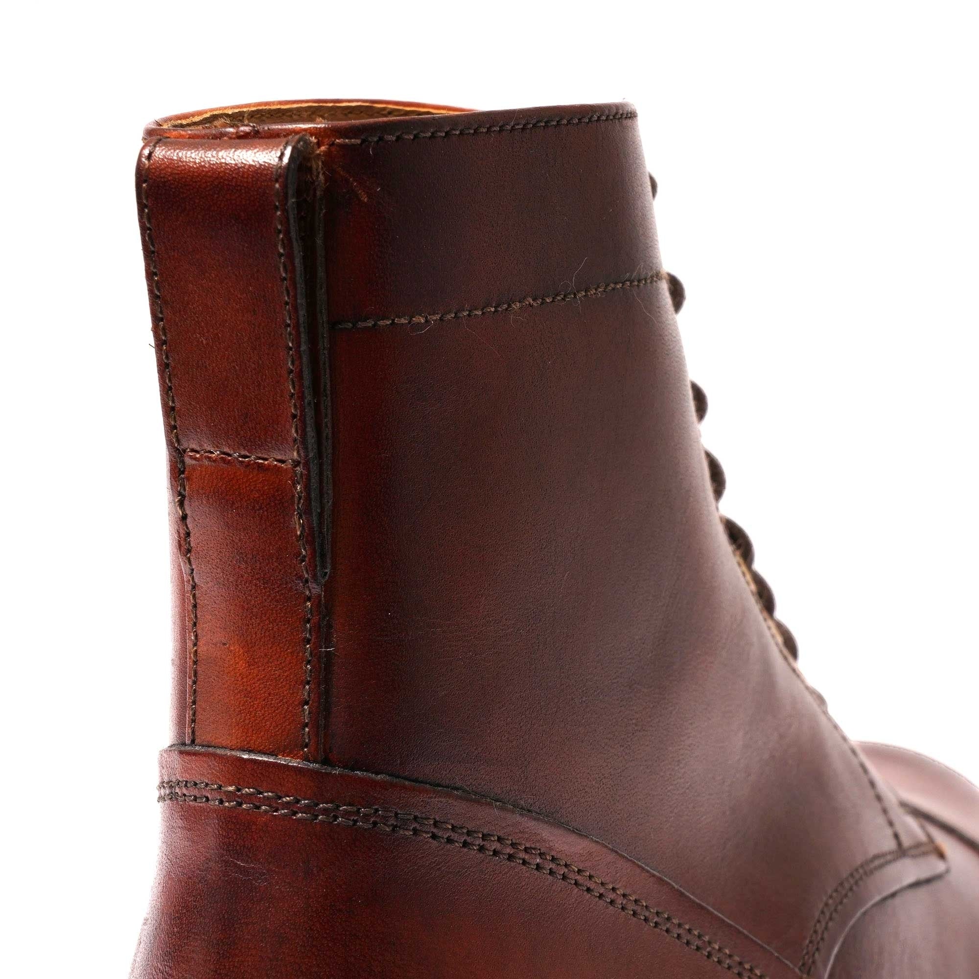 Grenson Joseph Toe Cap Derby Boot - Tan