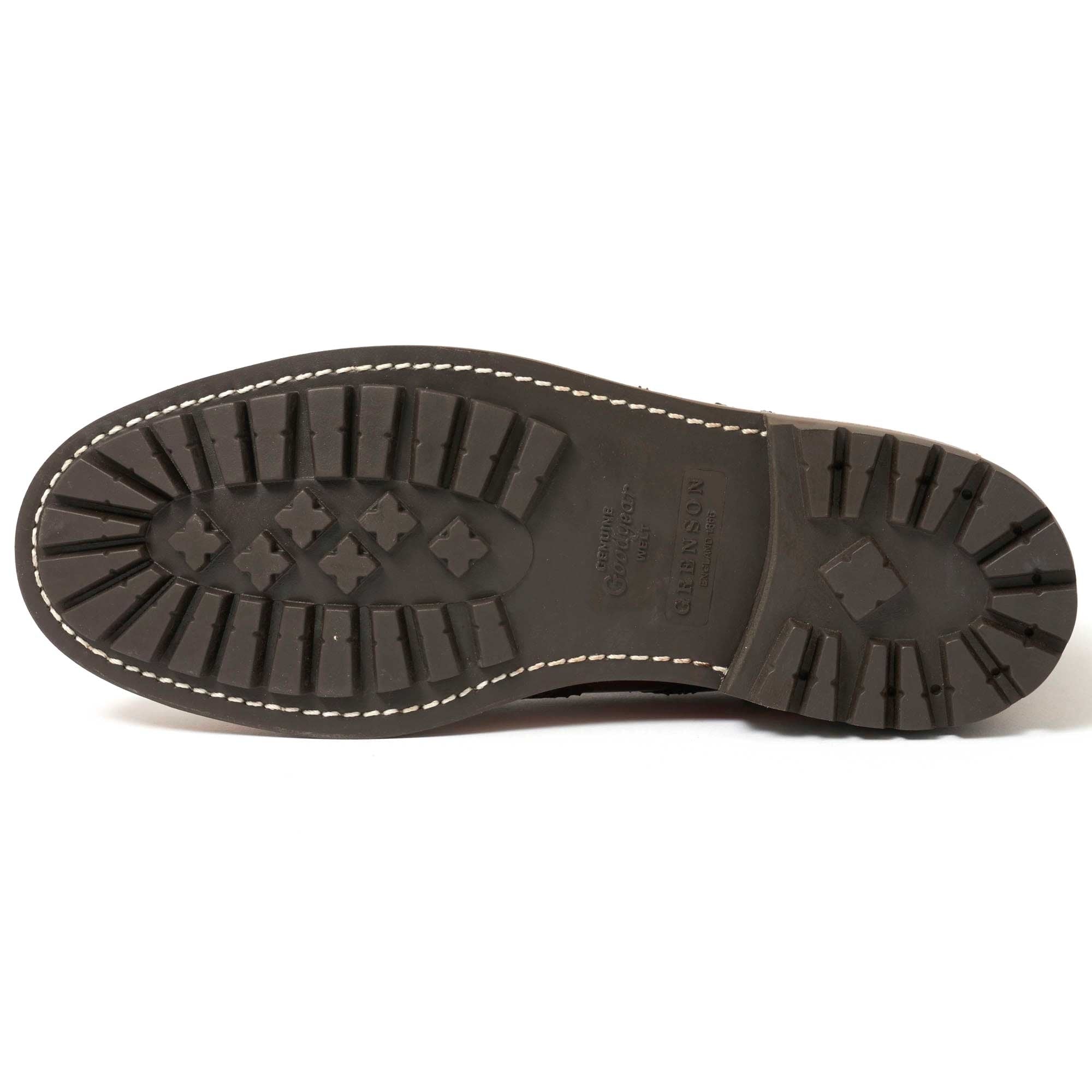 Grenson Archie Brogue Shoes - Tan