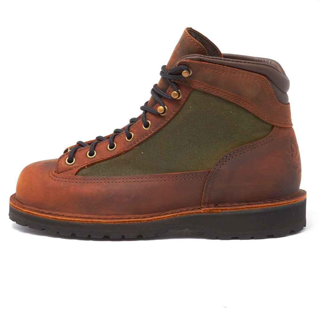 Danner Ridge Hiking Boots - Dark Brown & Forest Green – Stuarts London