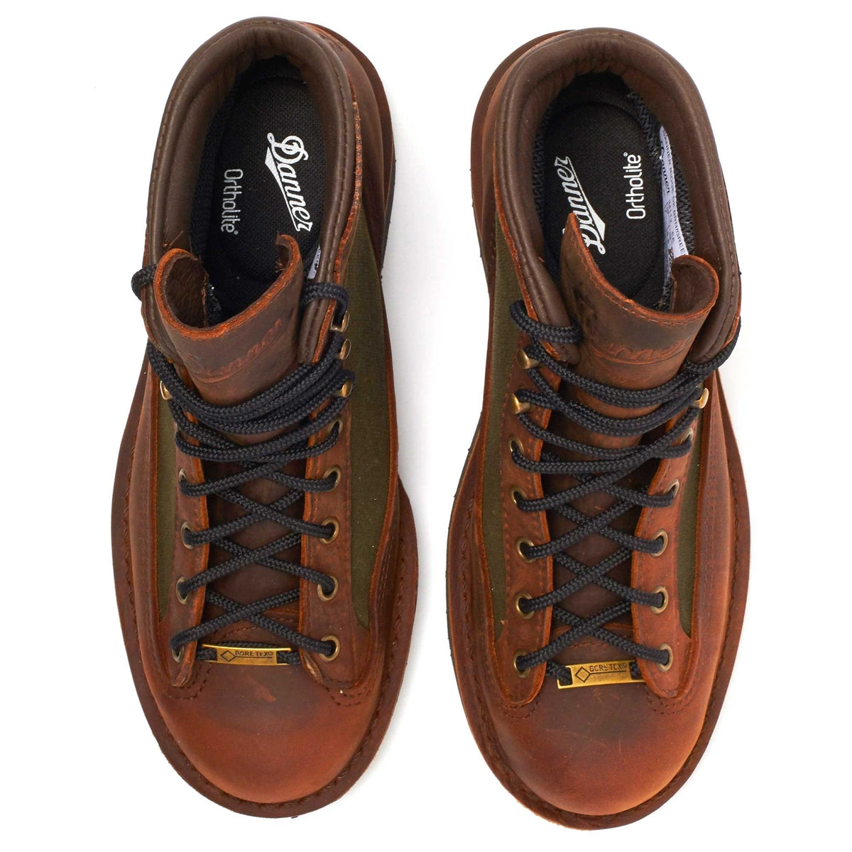 Danner Ridge Hiking Boots - Dark Brown & Forest Green  display picture 1