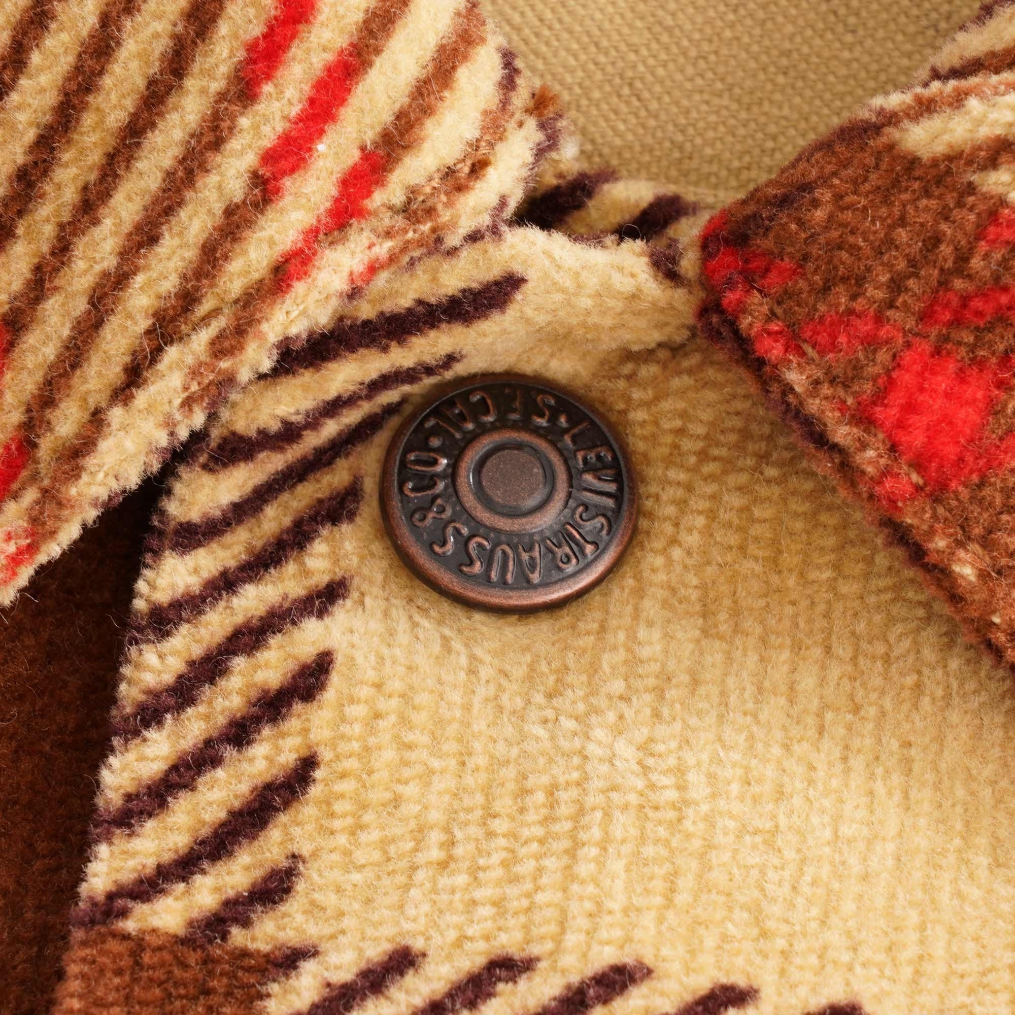 Plaid Cord Trucker - Oxblood