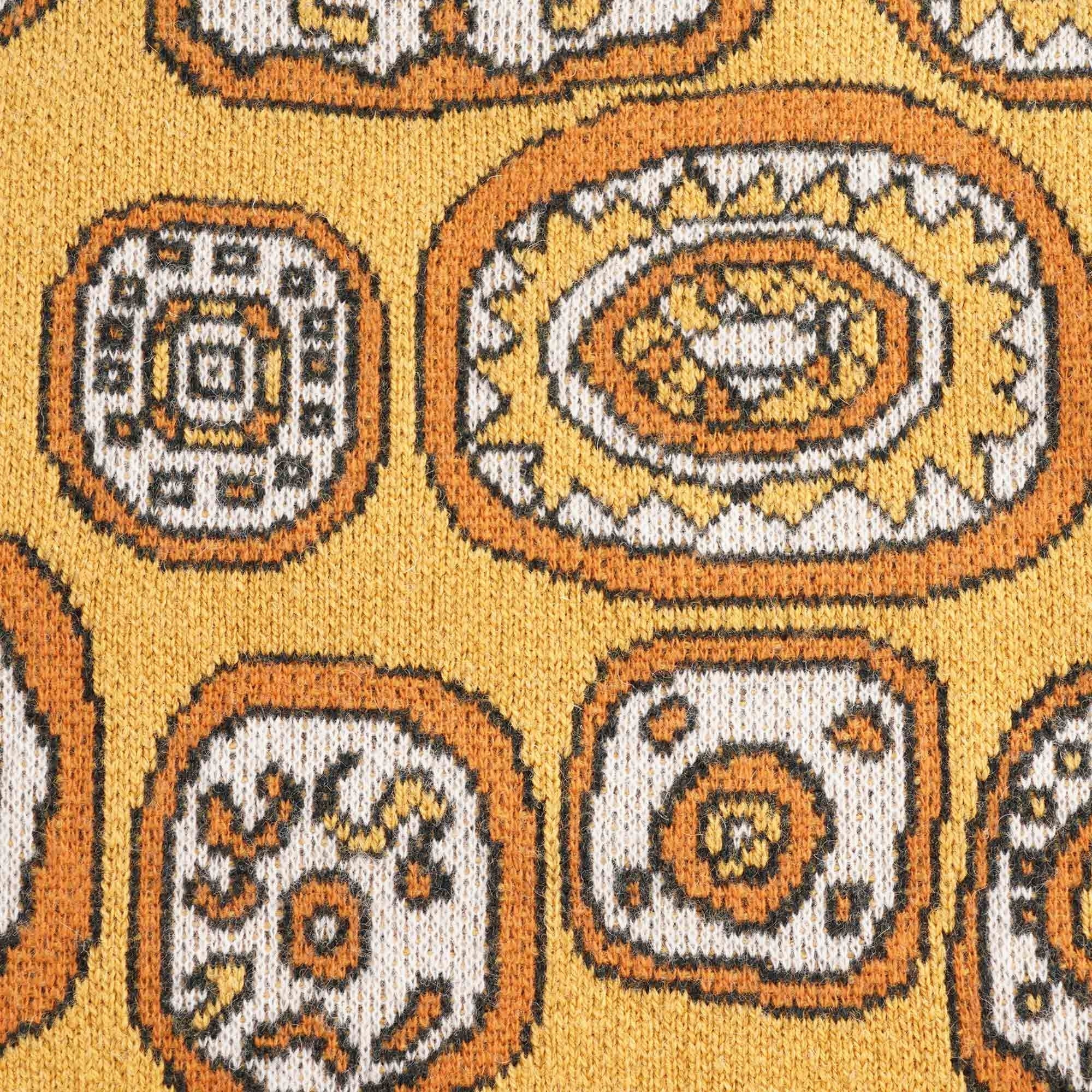 Eyes Crew Sweater - Gold