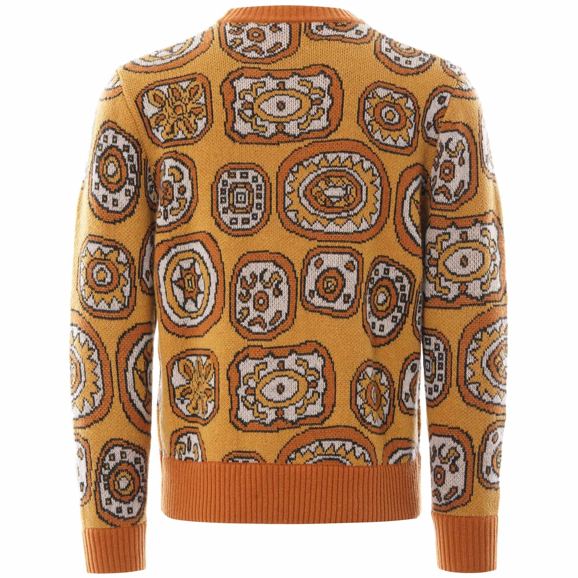 Eyes Crew Sweater - Gold