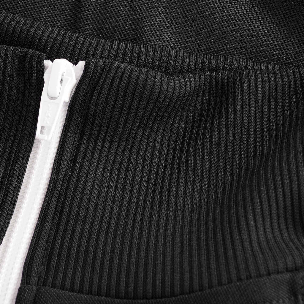 Taped Track Jacket -  Black