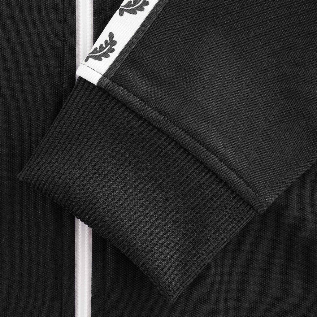 Taped Track Jacket -  Black