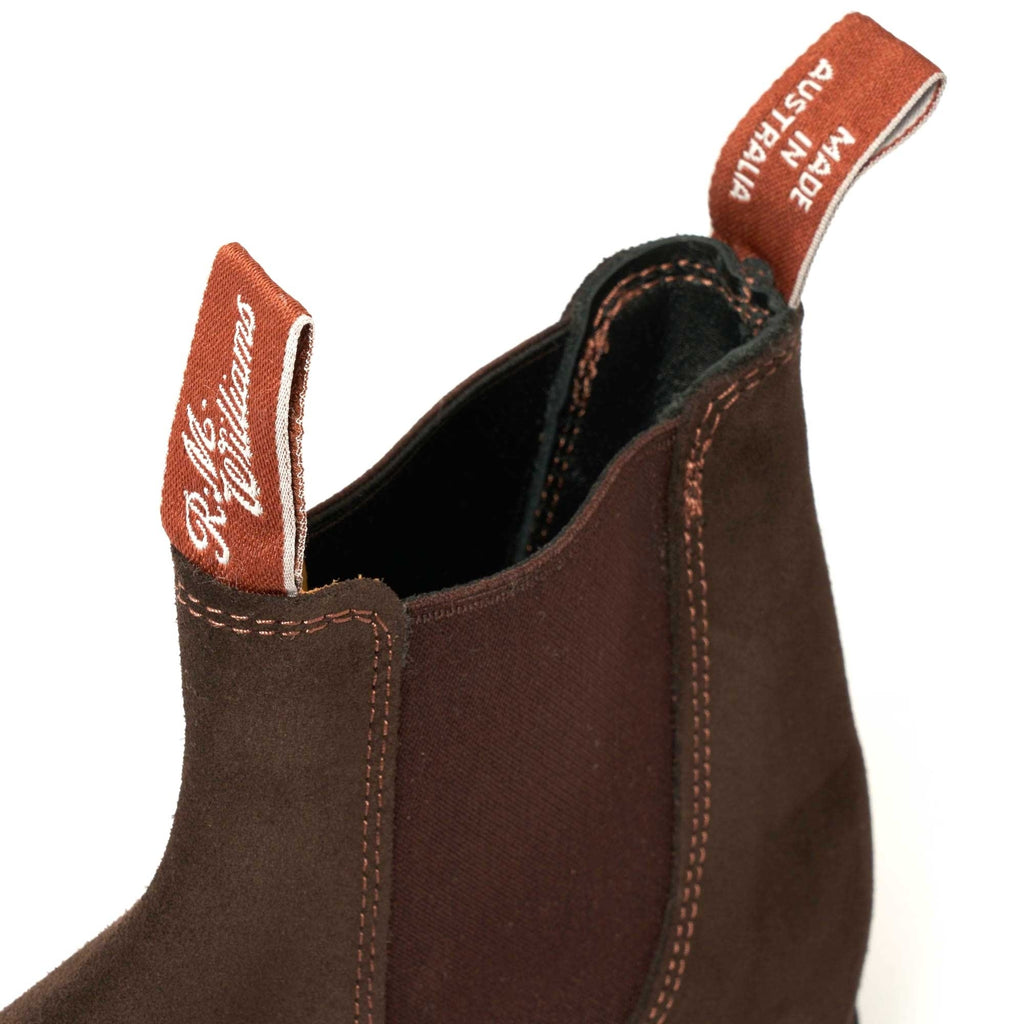 Comfort Turnout  Suede Chelsea Boots - Brown