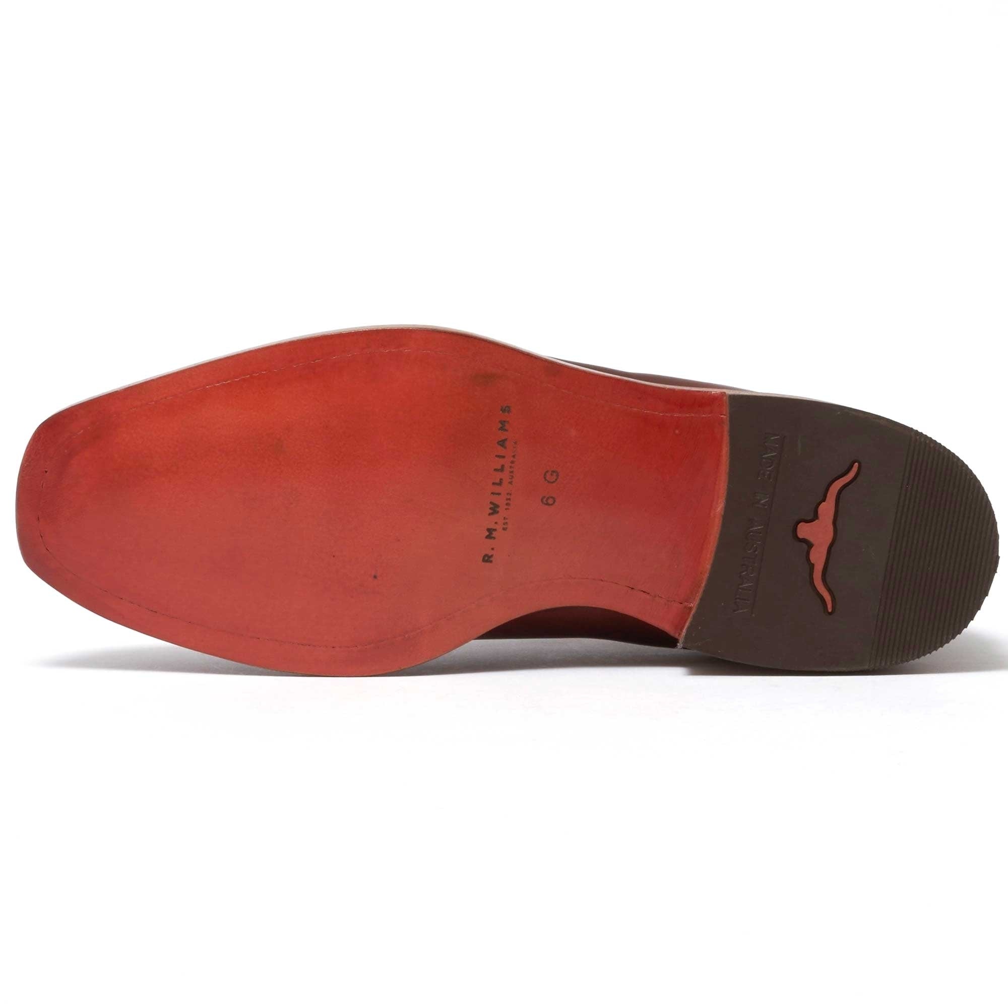 Leather Chinchilla Craftsman Boot - Bordeaux