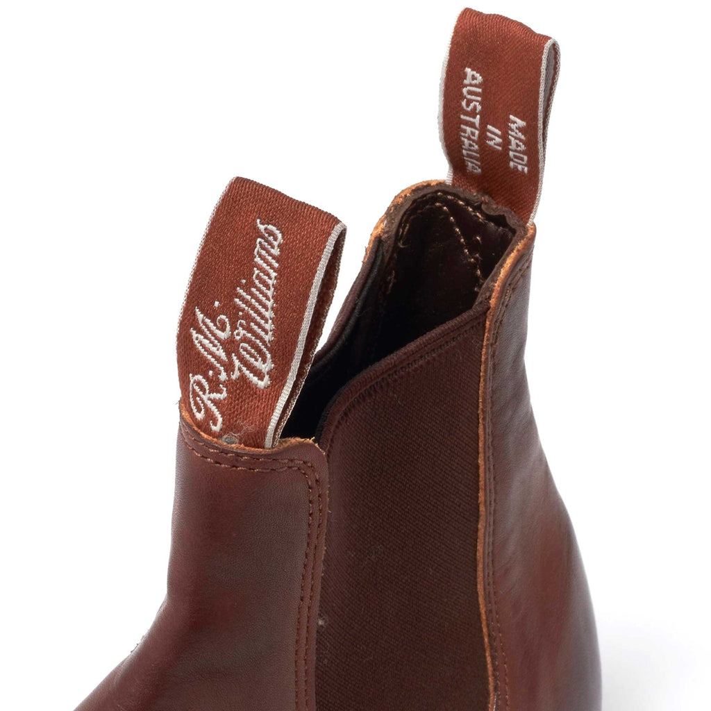 Leather Chinchilla Craftsman Boot - Bordeaux