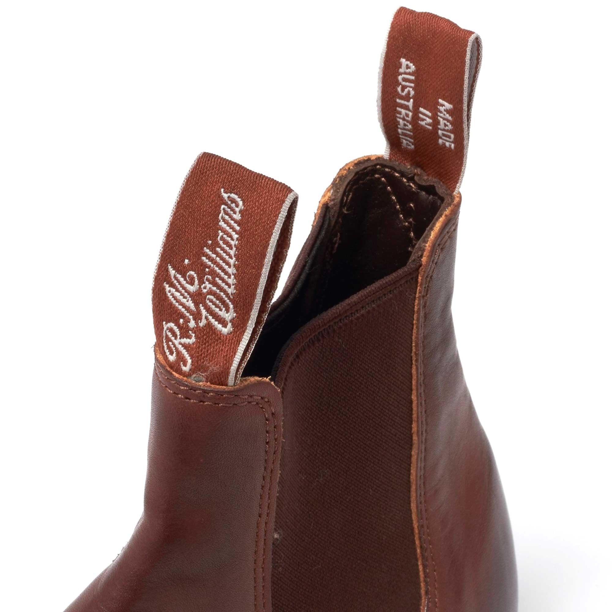 Leather Chinchilla Craftsman Boot - Bordeaux