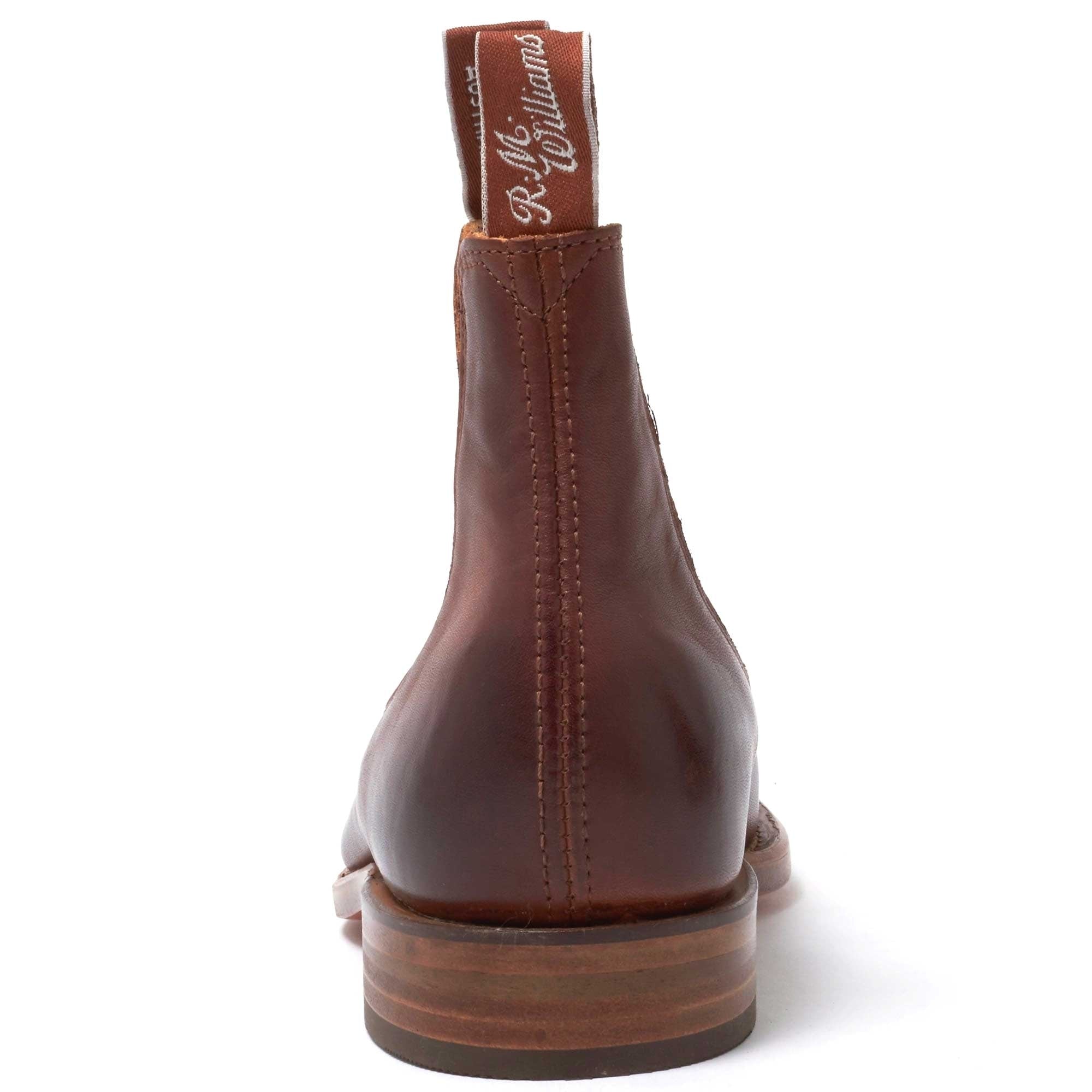 Leather Chinchilla Craftsman Boot - Bordeaux