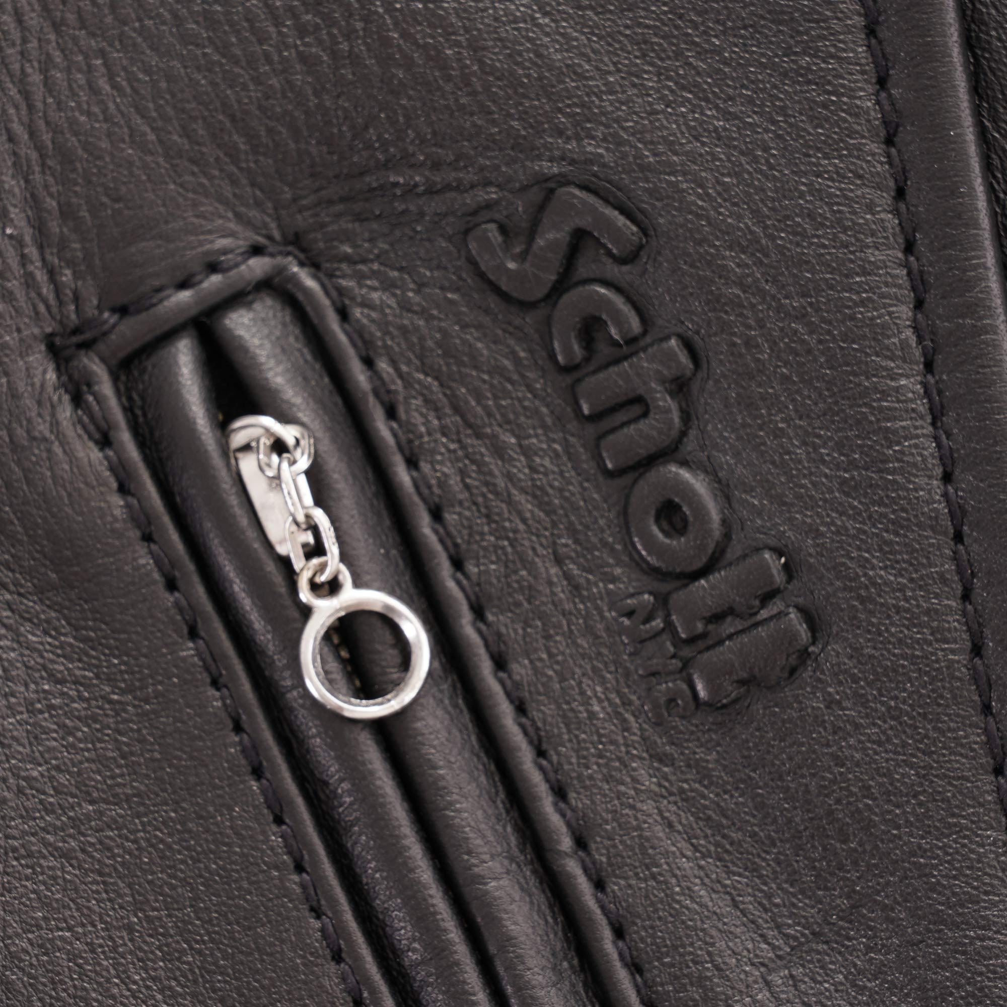 Schott NYC Classic Racer Leather Jacket - Black – Stuarts London