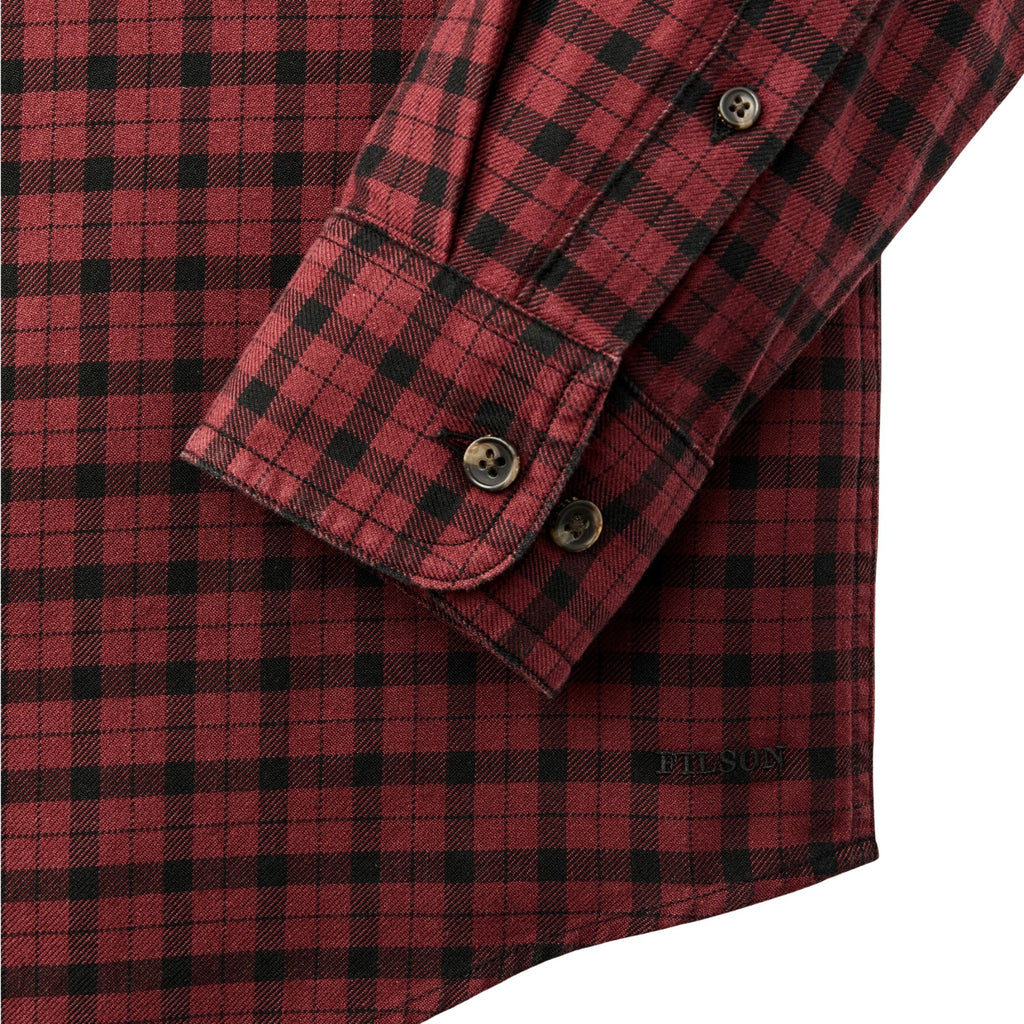 Filson Alaskan Guide Shirt - Port/Black Plaid