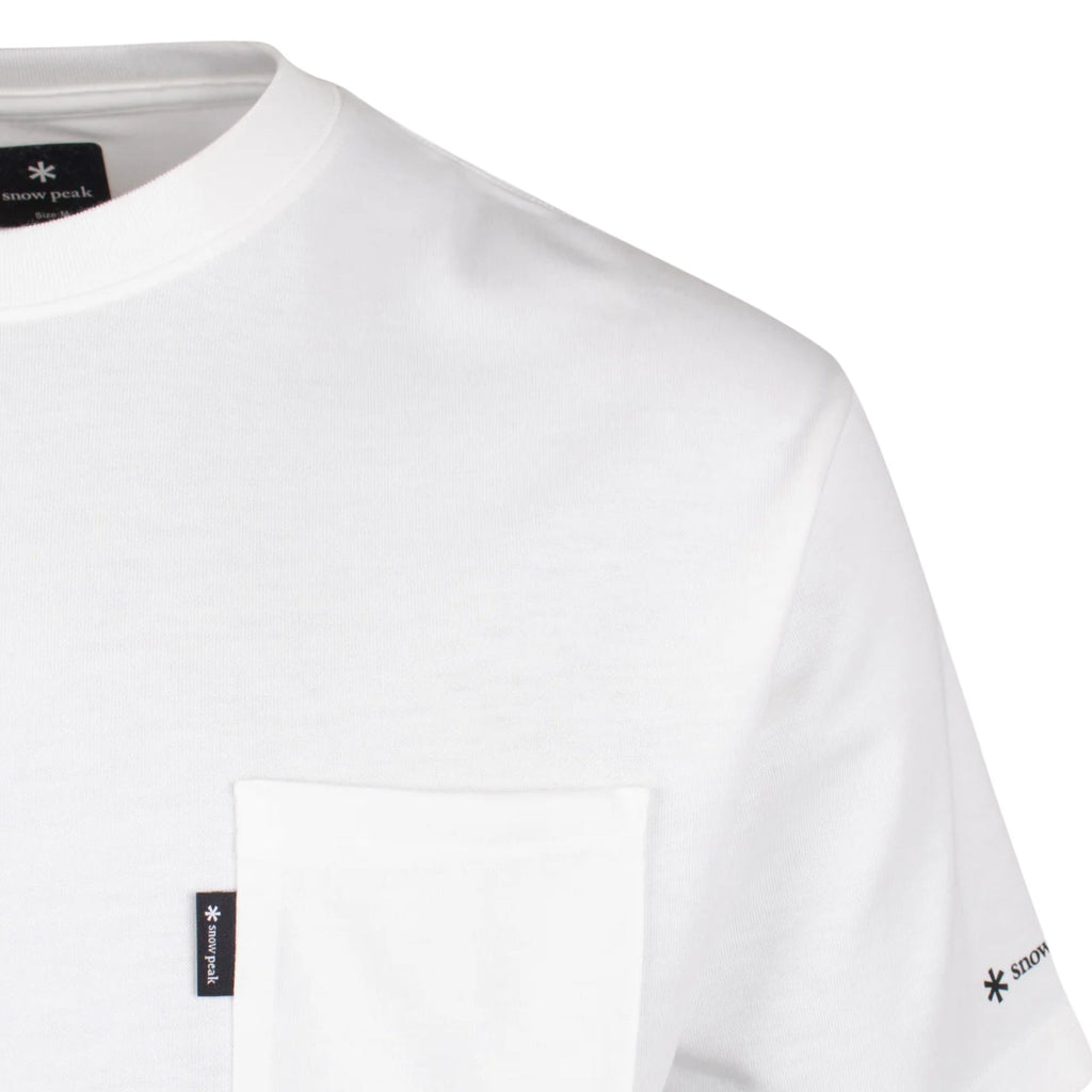 Snow Peak Pocket T-Shirt - Off White