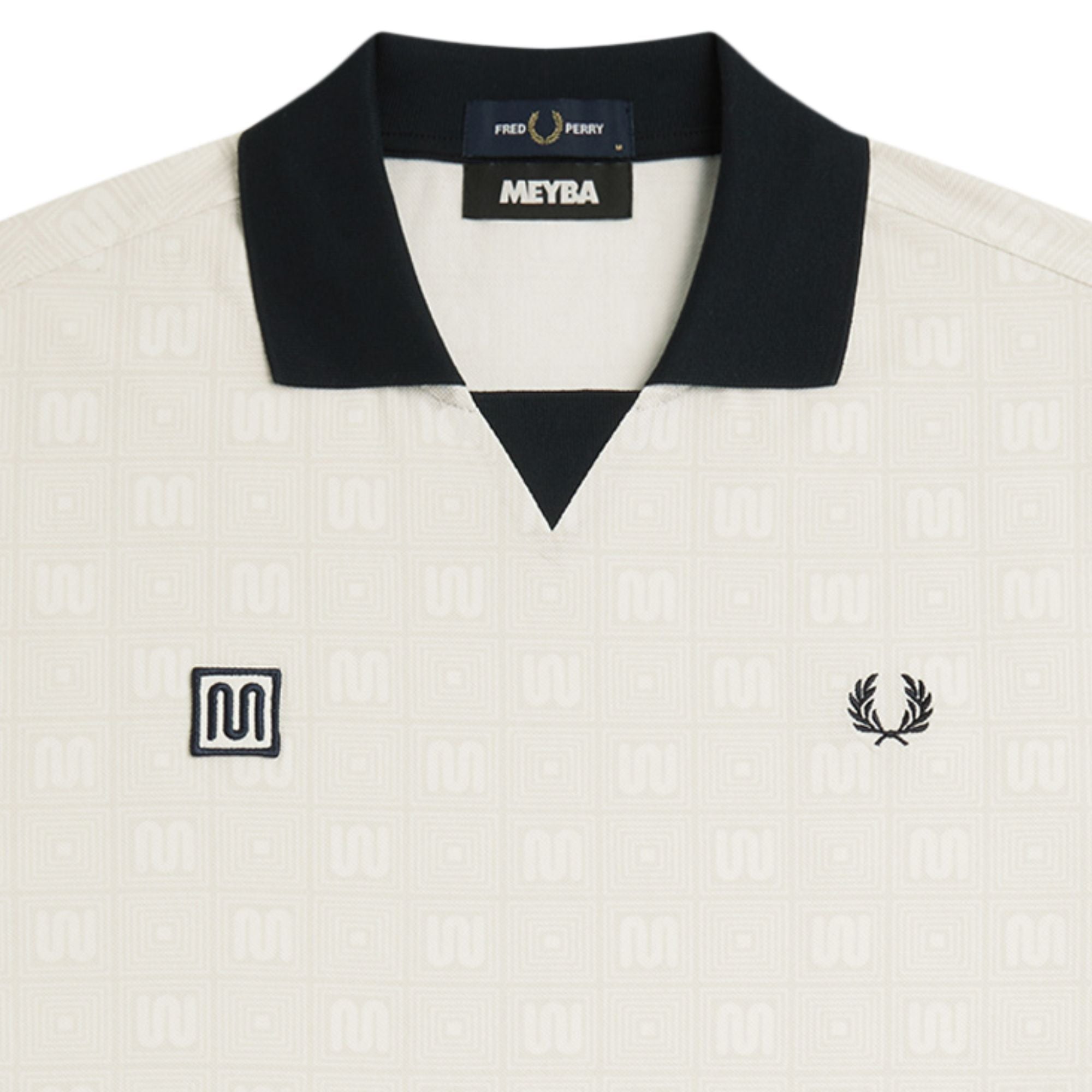 x Meyba Printed Polo Shirt - Ecru