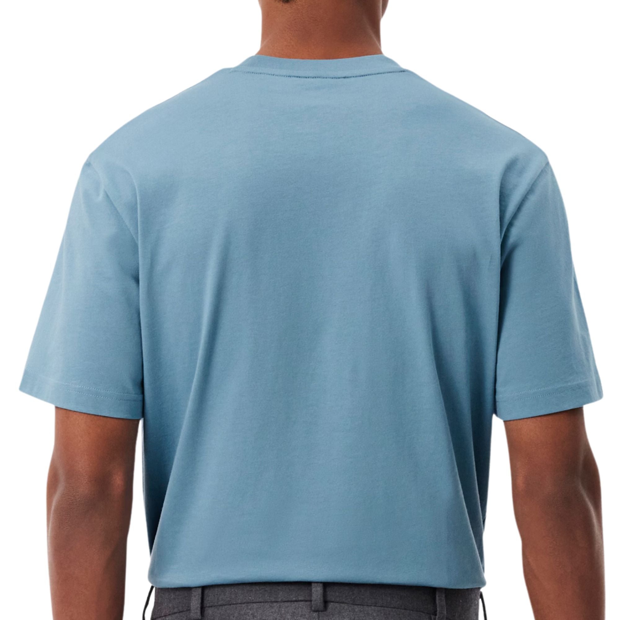 Lacoste Cotton T-Shirt - Grayish Blue