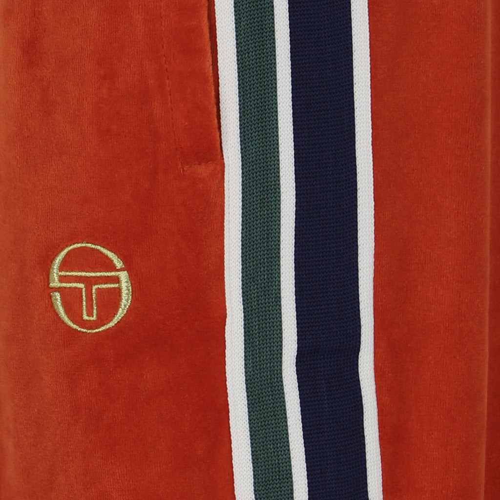 Monte Velour Track Pants - Tea