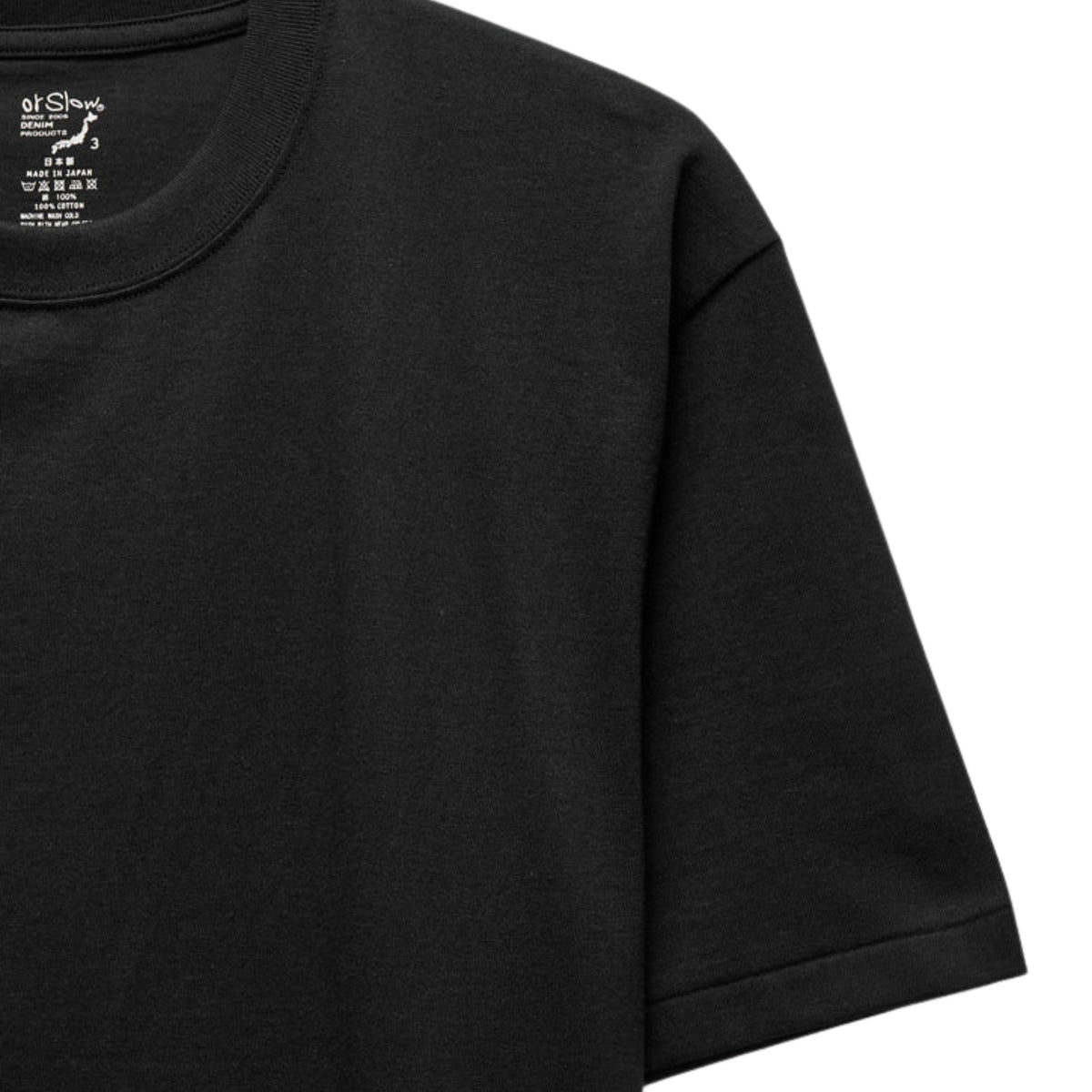 OrSlow Short Sleeve Just T-Shirt - Black