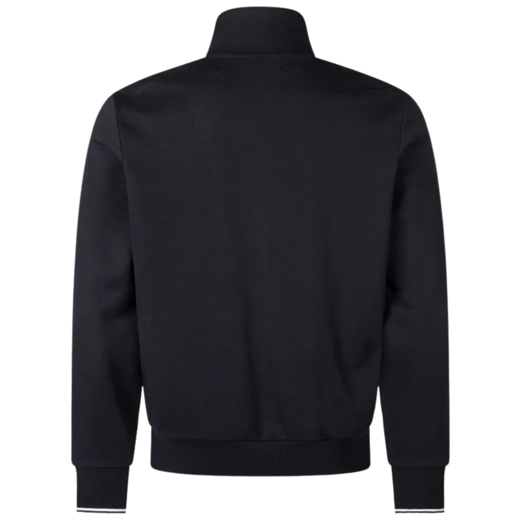 Fred Perry Zip Through Sweatshirt - Black