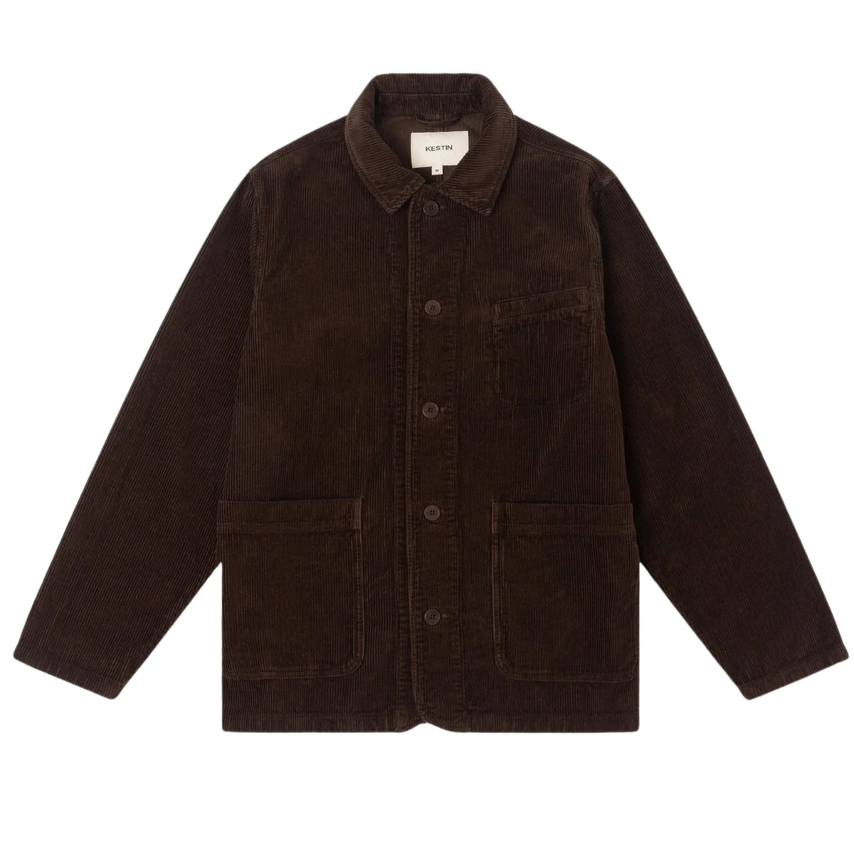Kestin 8-Wale Organic Corduroy Huntly Jacket - Peat
